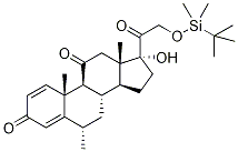 21-O-tert-ButyldiMethylsilyl Methyl Prednisone Structure