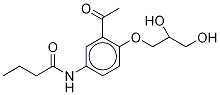 rac Des(isopropylaMino) Acebutolol-d5 Diol, 1329835-55-3, 结构式