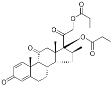 Meprednisone 17,21-Dipropionate, , 结构式