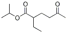 2-Ethyl-5-oxo-hexanoic Acid 1-Methylethyl Ester Struktur