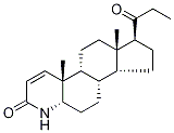 Des[[N-(1,1-Dimethylethyl)amino]carbonyl] 17-(Propionyl) Finasteride, 1346604-11-2, 结构式