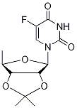 5'-Deoxy-2',3'-O-isopropylidene-5-fluorouridine-13C,15N2 Structure