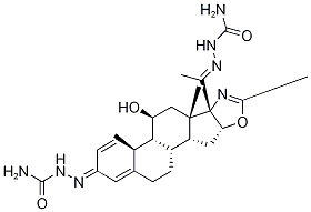 21-Deacetoxy Deflazacort-3,20-hydrazinecarboxaMide Struktur