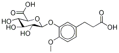 Dihydroisoferulic Acid-d3 3-O-Glucuronide Struktur