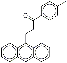 9-Anthracene-(1'-(4'-Methylphenyl)-propan-1'-one Structure