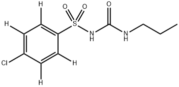 CHLORPROPAMIDE-D4, 1794779-79-5, 结构式