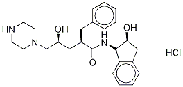 Des(3-pyridylMethyl tert-ButylaMinocarbonyl) Indinavir Hydrochloride Struktur