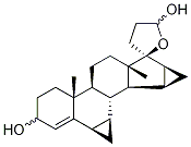 (2'S,6R,7R,8R,9S,10R,13S,14S,15S,16S)-Octadecahydro-10,13-diMethylspiro[17H-dicyclopropa[6,7:15,16]cyclopenta[a]phenanthrene-17,2'(3'H)-furan]-3,5'(2H)-diol Structure