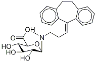 N-β-D-Glucopyranuronosyl-3-(10,11-dihydro-5H-dibenzo[a,d]cyclohepten-5-ylidene)-N-Methyl-1-propanaMine Structure