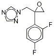 1-[2-(2,4-Difluorophenyl)-2,3-epoxypropyl]-1H-1,2,4-triazole-d4 Structure