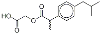 RAC-イブプロフェンカルボキシメチルエステル 化学構造式