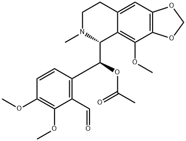 13-O-Acetyl Papaveroxine  Struktur