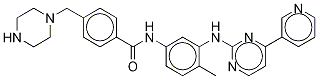 N-去甲基伊马替-D8 结构式