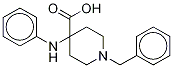 4-(Phenyl-13C6-amino]-1-benzyl-4-piperidinecarboxylic Acid Structure