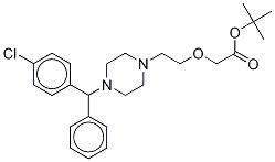 tert-Butyl Cetirizine-d8 Struktur
