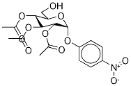 4-Nitrophenyl-2,3,4-tri-O-acetyl-α-D-glucopyranoside Struktur