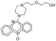 Quetiapine Sulfoxide-d8 Structure