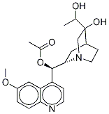 9-Acetyl-3,10-dihydroxy Hydroquinine Struktur