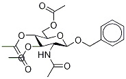 Benzyl 2-Acetamido-2-deoxy-3,4,6-tri-O-acetyl--D-glucopyranoside, , 结构式