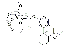 Dextrorphan-D3 2,3,4-Tri-O-acetyl--D-glucuronide Methyl Ester Structure