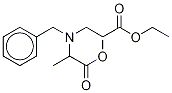 Ethyl-3-[N-benzyl-N-(1-ethoxycarbonylethyl)amino]propionate Structure