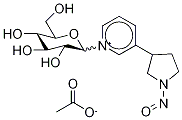 N'-Nitrosonornicotine N-D-Glucoside, Acetate Salt (Mixture Of Diastereomers) Structure