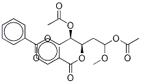 (2R,3S)-2,5-Di-O-acetyl-1,3-di-O-benzoyl-5-methoxypentane Structure