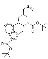1,6-Bis-boc-8-[(methylsulfoxide)methyl]ergoline Structure
