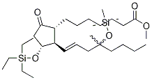 11-O-Triethylsilyl-16-O-trimethylsilyl (8R,11R,12R,16RS)-Misoprostol-d5 Structure