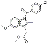 Indomethacin-d4 Methyl Ester Struktur