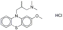 rac Methotrimeprazine-d6 Hydrochloride Structure