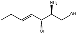 (2S,3R,4E)-2-Amino-4-hepten-1,3-diol Struktur