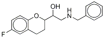 6-Fluoro-3,4-dihydro-α-[[(benzyl)amino]methyl]-2H-1-benzopyran-2-methanol-d2
(Mixture of Diastereomers) Structure
