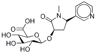 rac-trans-3'-Hydroxy Cotinine-d3 O-β-D-Glucuronide (mixture of diastereomers) Struktur