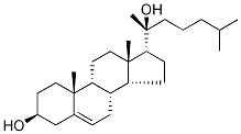 20α-Hydroxy Cholesterol-d7 Structure