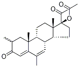 2(α/β)-Methyl Megestrol Acetate 
(Mixture of Diastereomers) Structure