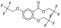 2,2,2-Trifluoroethyl 2,5-Bis(2,2,2-trifluoroethoxy)benzoate-d3 Structure