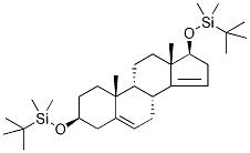 3,17-Bis-O-(tert-Butyldimethylsilyl) 5,14-Androstadiene-3β,17β-diol Structure