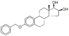 3-O-Benzyl Estriol-d1, , 结构式