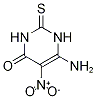 6-AMino-5-nitro-2-thio-uracil-13C2,15N Structure