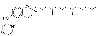 5-(4-MorpholinylMethyl)-d2 δ-Tocopherol Struktur