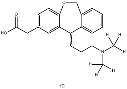 Olopatadine-d3 Hydrochloride Struktur