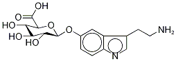 Serotonin-d4 β-D-Glucuronide Struktur