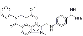 Dabigatran-d3 Ethyl Ester Struktur