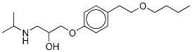 O-Des(cyclopropylMethyl)-O-butyl Betaxolol Hydrochloride Structure