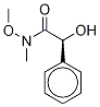 (S)-1-Hydroxy-N-Methoxy-N-Methyl-benzeneacetaMide 结构式