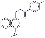 1-(4-Methylphenyl)-3-(1-(4-Methoxynaphthalenyl))-1-propanone Structure