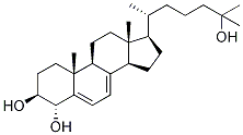 (4β)-7-Dehydro-4,25-dihydroxycholesterol Structure