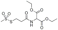 Diethyl N-(2-Malonyl)-3-(methylsulfonylthio)-propanamide Structure