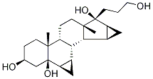 3β,5β-Dihydroxy Drospirenone-d4 Ring-opened Alcohol Impurity Structure